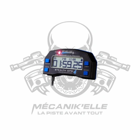 [Référence : STCSTH4GPSLTIP] Chronomètre GPS moto Starlane Stealth GPS-4 Lite V2