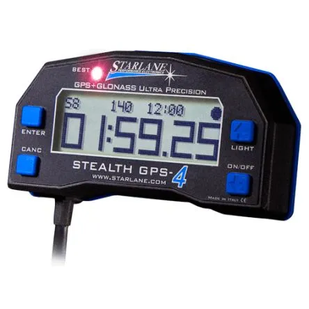 Chronomètre GPS moto Starlane Stealth GPS-4 Lite V2