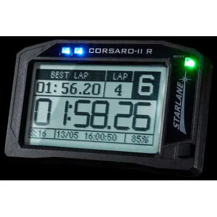 [Référence : STCORS2R] Chronometre GPS moto Starlane Corsaro II R