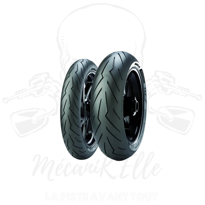 [Référence :  9000527] Pneu PIRELLI DIABLO ROSSO III (F) (D) Standard 120/70 ZR 17 M/C (58W) TL