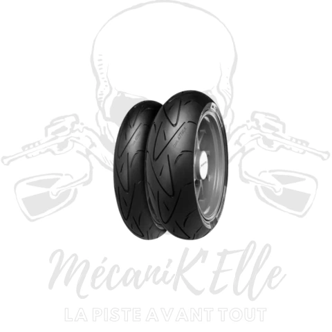 Train de pneus CONTINENTAL ContiSportAttack (120/70 ZR 17 + 190/50 ZR 17)