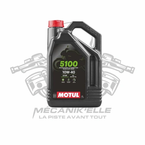 [Référence :  1099401] Huile moteur MOTUL 5100 4T - 10W40 4L
