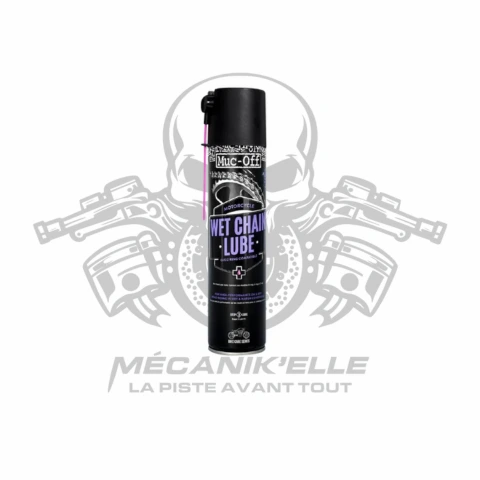 [Référence :  1099799] Lubrifiant chaîne MUC-OFF Wet Chain Lube - 400ml