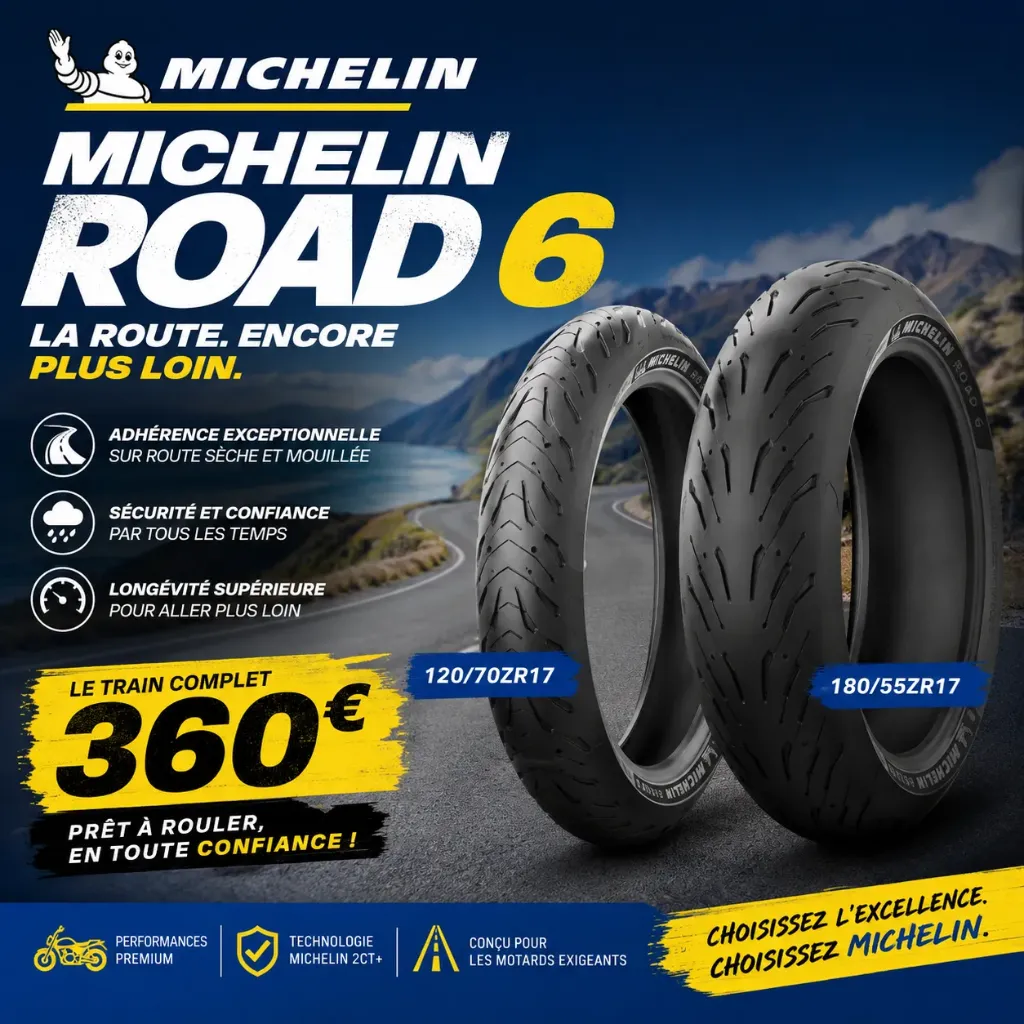 [road6] Michelin road 6 120/70zr17+180/55zr17