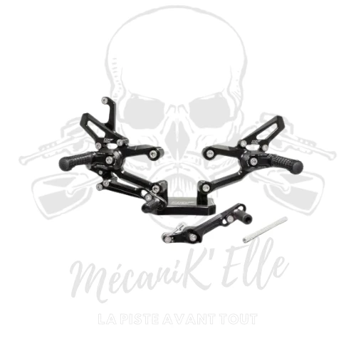 Commandes reculées ARP X-Type pour Honda CBR600RR 07-17 - Sélection inversée