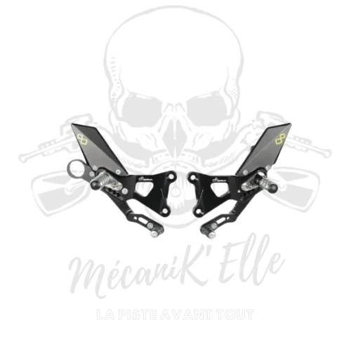 [01-1070903] Commandes reculées Lightech pour BMW S1000RR 09-14/S1000R 14-16
