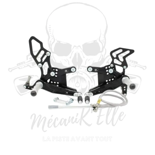 Commandes reculées PP Tuning Kawasaki ZX6R 07-16 / ZX6R 636 13-18