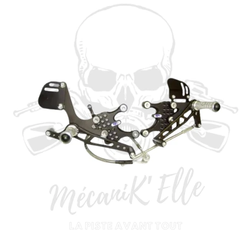[03-642] Commandes reculées PP Tuning Kawasaki ZX10R 06-07