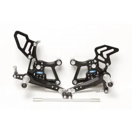[03-645] Commandes reculées PP Tuning Kawasaki ZX10R 11-15