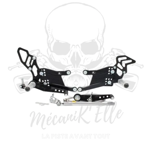 [03-682] Commandes reculées PP Tuning Yamaha R1 07-08
