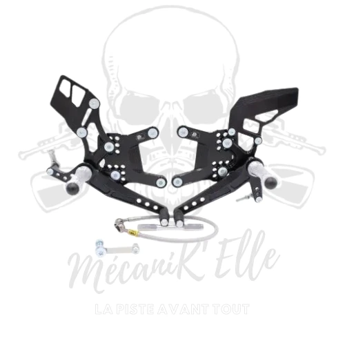 [03-6431] Commandes reculées PP Tuning Kawasaki ZX6R 636 19-25