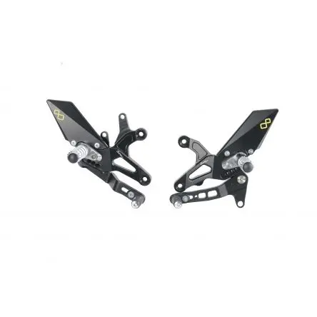 [01-1071523] Commandes reculées Lightech pour Kawasaki ZX6R 09-16/ZX6R 636 13-25