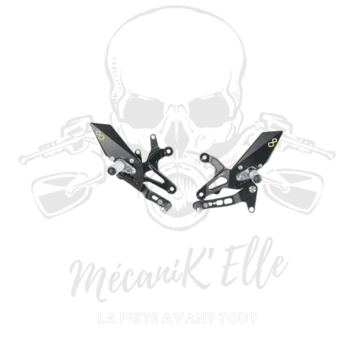 Commandes reculées Lightech pour Kawasaki ZX6R 09-16/ZX6R 636 13-25