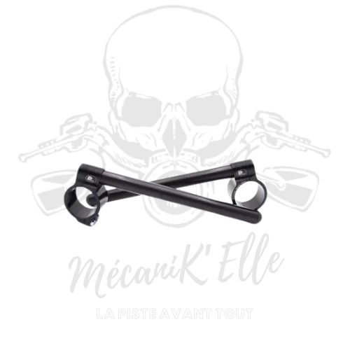 [03-50C] Demi-guidon racing PP TUNING noir