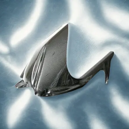 [08-B201512] Garde boue arrière AMC Carbon avec protection de chaîne pour BMW S1000RR 09-18/S1000R 14-20