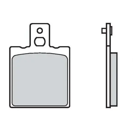 [32-07BB0106] Plaquettes de frein arrière Brembo 07BB0106