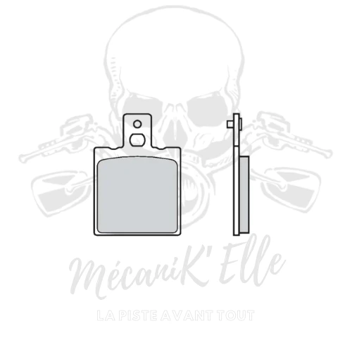 Plaquettes de frein arrière Brembo 07BB0106