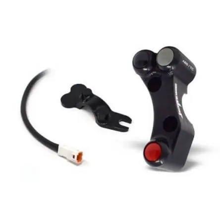 [30-078-SPSI2MBRSX] Commodo gauche Jetprime avec collier BRSX pour BMW S1000RR 15-18 équipée d'un tableau de bord I2M