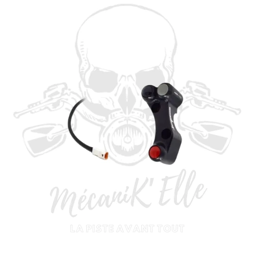 Commodo gauche Jetprime pour BMW S1000RR 15-18 équipée d'un tableau de bord I2M