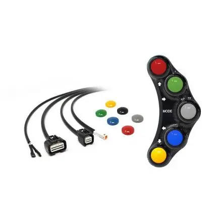 [30-078-PLSR027] Commodo gauche racing Jetprime pour Honda CBR1000RR 20-24