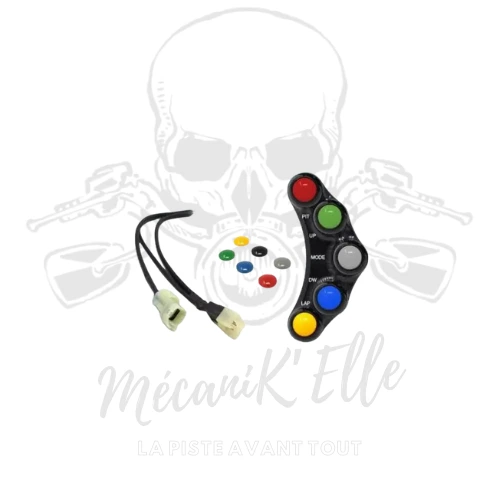 [30-078-PLSR004] Commodo gauche racing Jetprime pour Kawasaki ZX10R 16-20