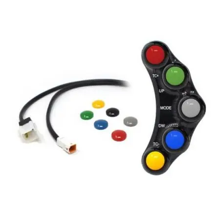 [30-078-PLSR009TC-N] Commodo gauche racing Jetprime pour Aprilia RSV4 11-16/Tuono V4 11-16
