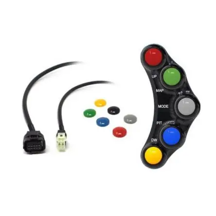 [30-078-PLSR003] Commodo gauche racing Jetprime pour Yamaha R1 15-19