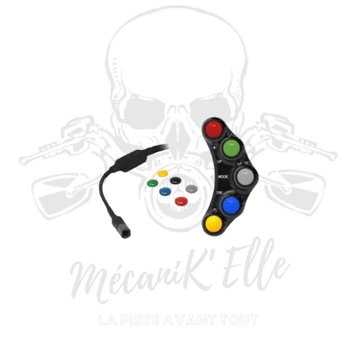 [30-078-PLSR020] Commodo gauche racing Jetprime pour Ducati Panigale V4/Streetfighter V4