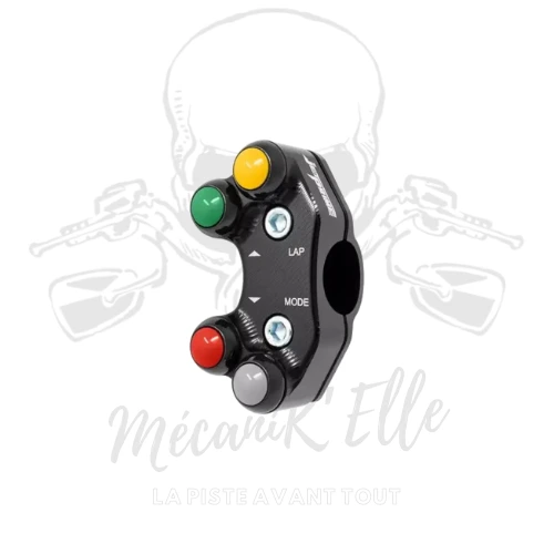 [30-078-PLSR057] Commodo gauche racing Jetprime pour Honda CBR600RR 24-25