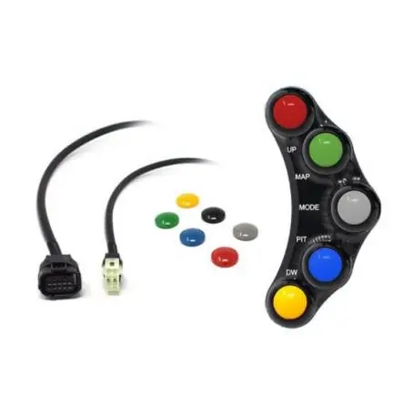 [30-078-PLSR033-N] Commodo gauche racing Jetprime pour Yamaha R1 20-24