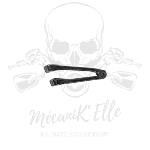 Support d'échappement Akrapovic carbone pour Honda CBR1000RR 17-19