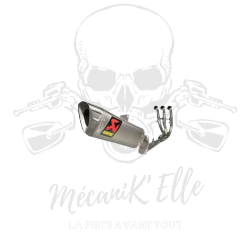 [Marque : Akrapovic  Référence : 05-18103237] Ligne complète Akrapovic pour Yamaha R9 25