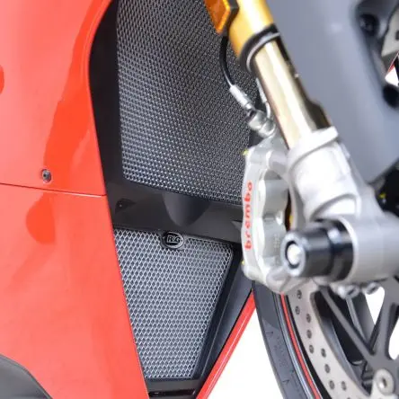 [Référence : 69-RAD9021] Grille de protection de radiateur R&G pour Ducati Panigale V4 18-21/V4S 19-23/V4R 19-20
