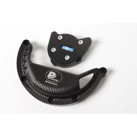 [Référence : 03-C1001] Protections de carter en aluminium PP Tuning pour BMW S1000RR 10-18