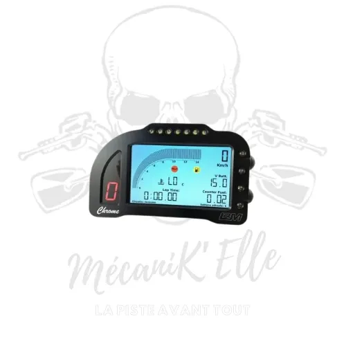 [Référence : 46-I2MLPANIV425] Tableau de bord I2M Chrome Lite pour Ducati Panigale V4 25 