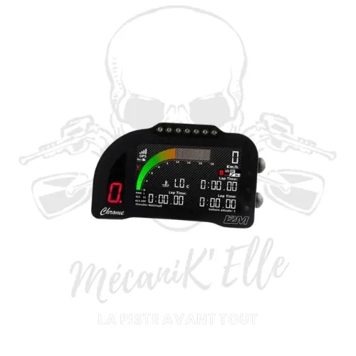 [Référence : 46-I2MPCBR10002023] Tableau de bord I2M Chrome Plus2 pour Honda CBR1000RR 20-23