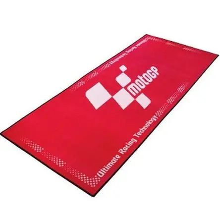 [Référence : 04-MGPMAT09] Tapis de sol Moto GP Rouge